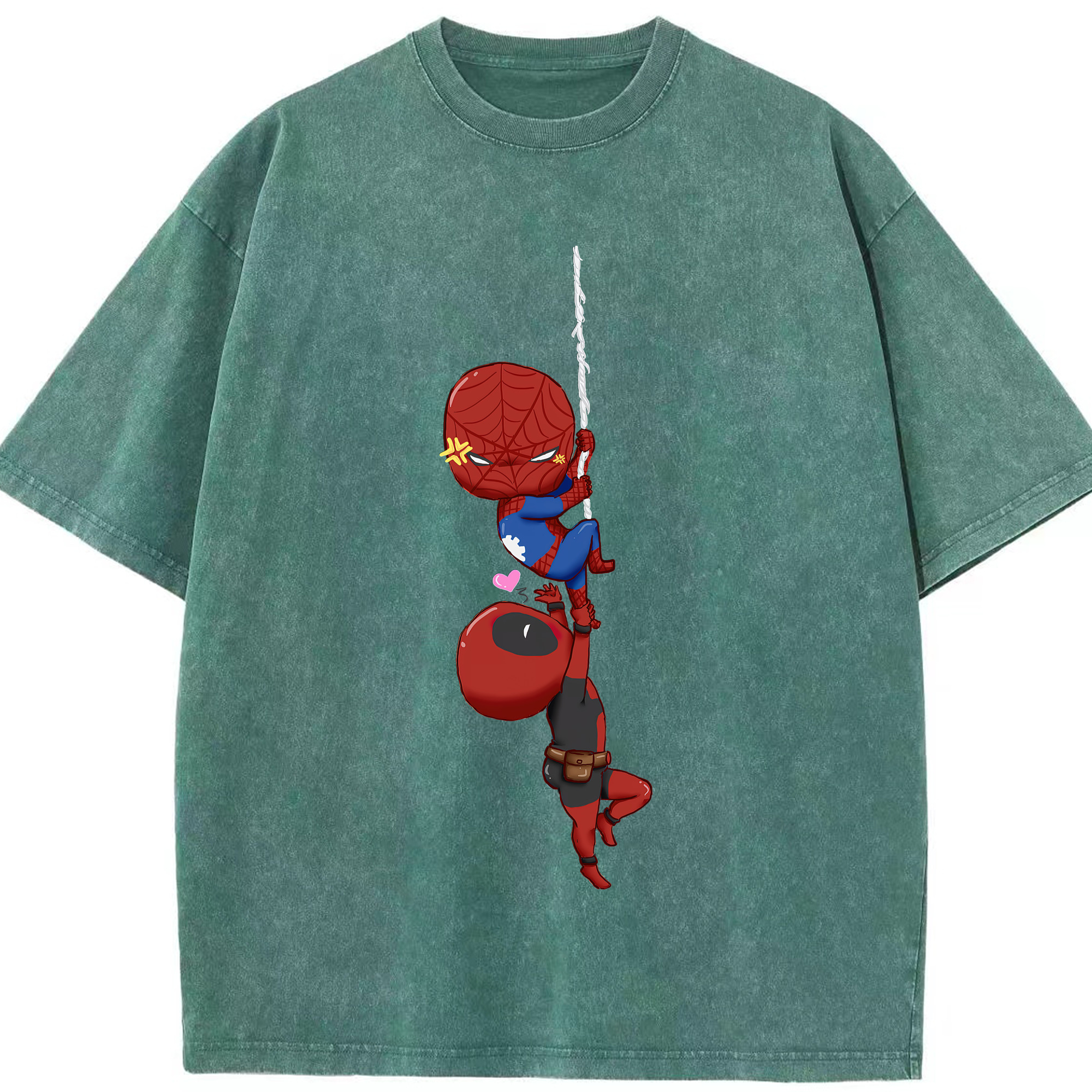 （画像用） Deadpool デッドプール 綿100% ヴィンテージ風 半袖Tシャツ（フロントプリント）